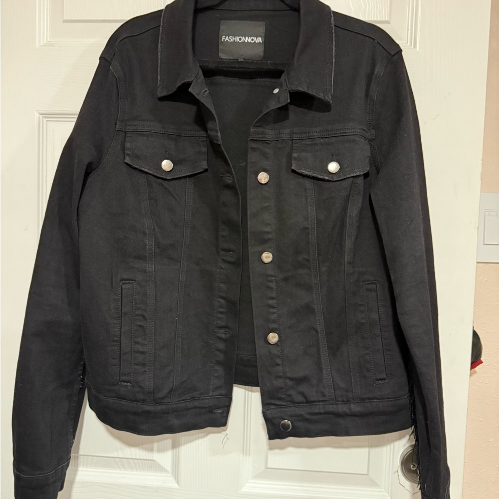 Fashion Nova Classic Black Jacket